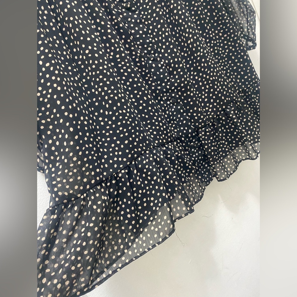 Zara Black Textured subtler dress - Picture 7 of 8